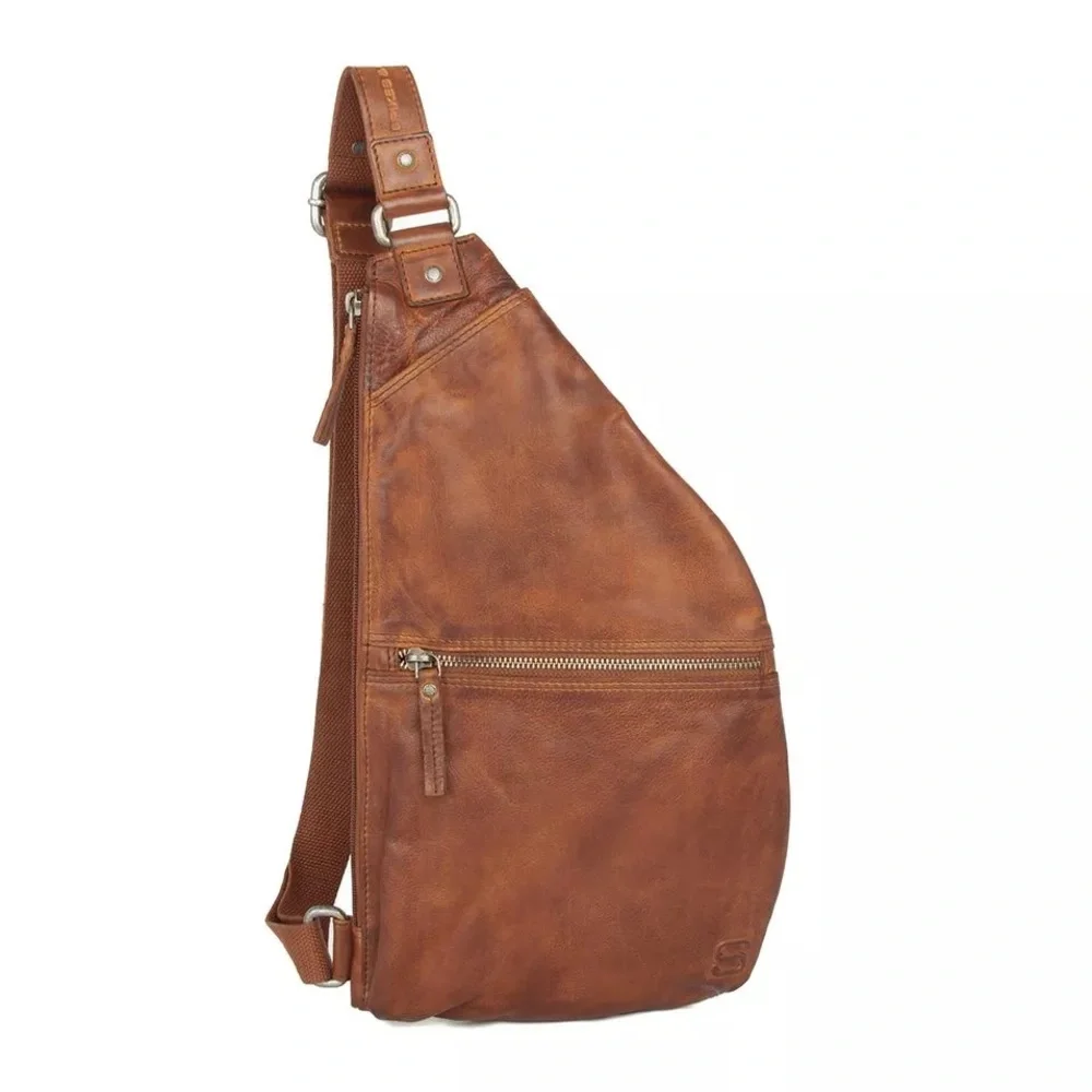 SPIKES & SPARROW Leather Sling Bag - Picture 4 of 6